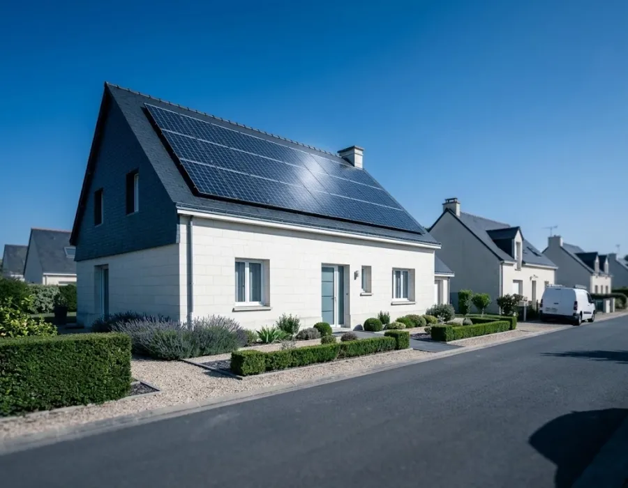 Installation solaire en autoconsommation à Avrillé