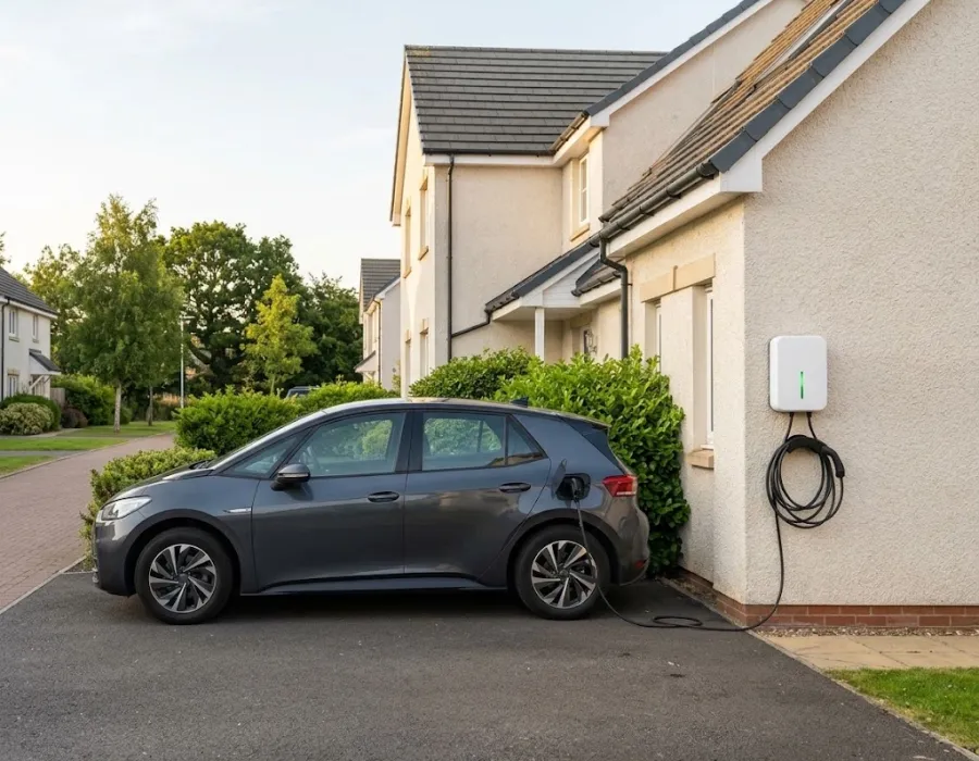 Pose d’une borne de recharge aux Ponts-de-Cé