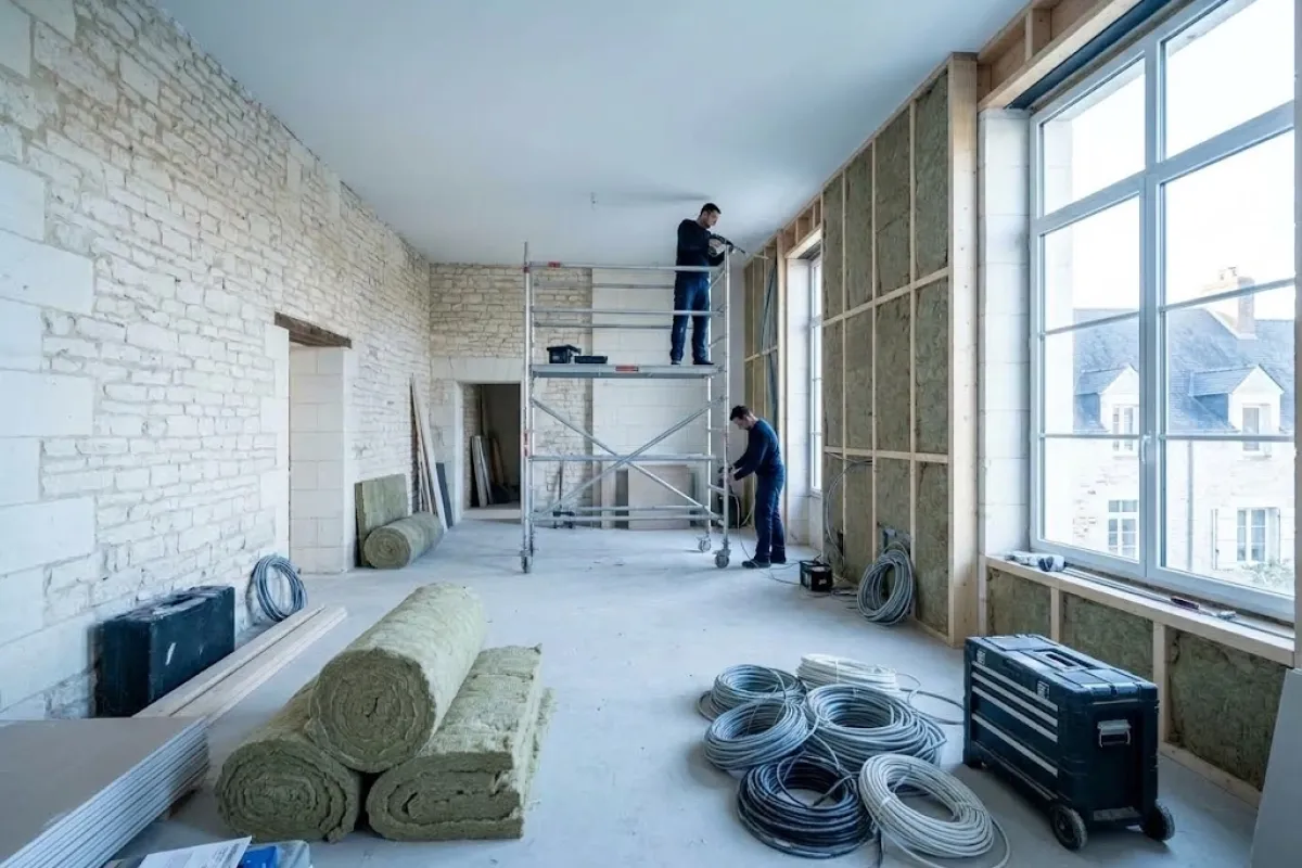 Maison en rénovation globale à Angers